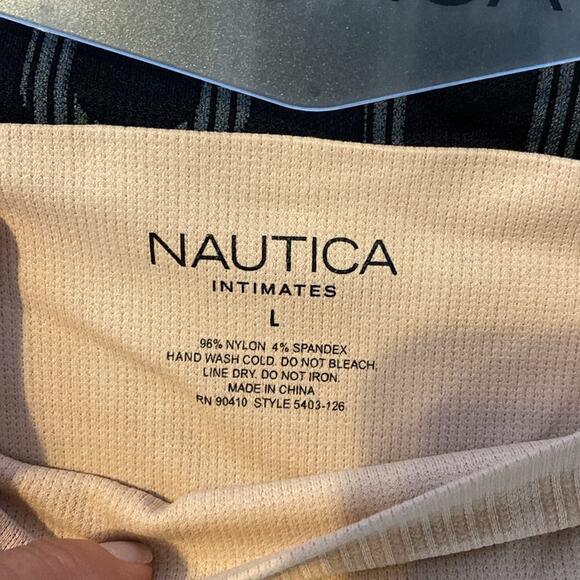 New with tags Nautica seamless‎ tag free shaping mid thigh slip shorts 2 pack - Picture 6 of 10